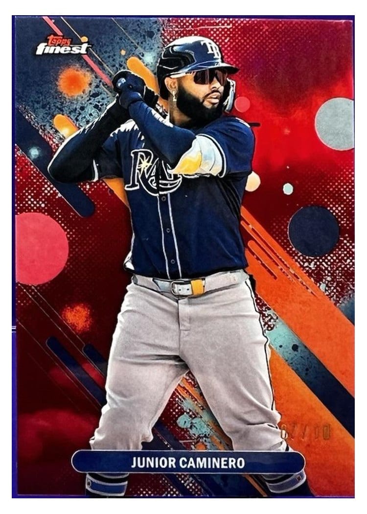 2025 Finest Base Set Junior Caminero #44 card
