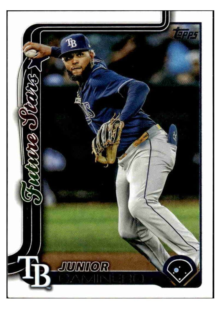 2025 Topps Base Set Junior Caminero #477 card