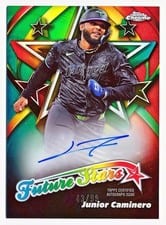 2025 Topps Chrome Future Stars Autographs Junior Caminero #FSA-JC