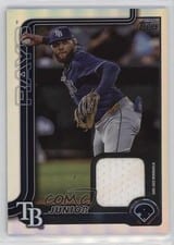 2025 Topps Real One Relics Junior Caminero #477 card