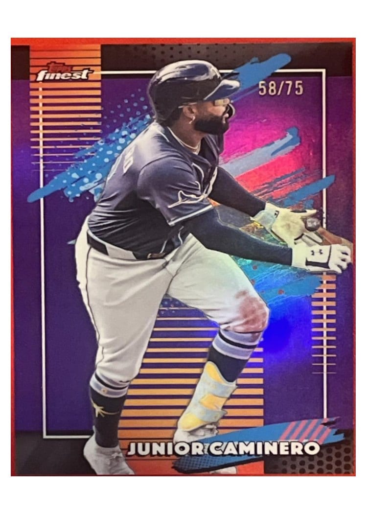 2026 Topps Finest Junior Caminero #190 card