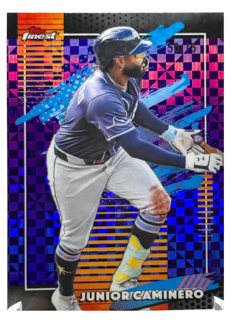 2026 Topps Finest Junior Caminero #190 card