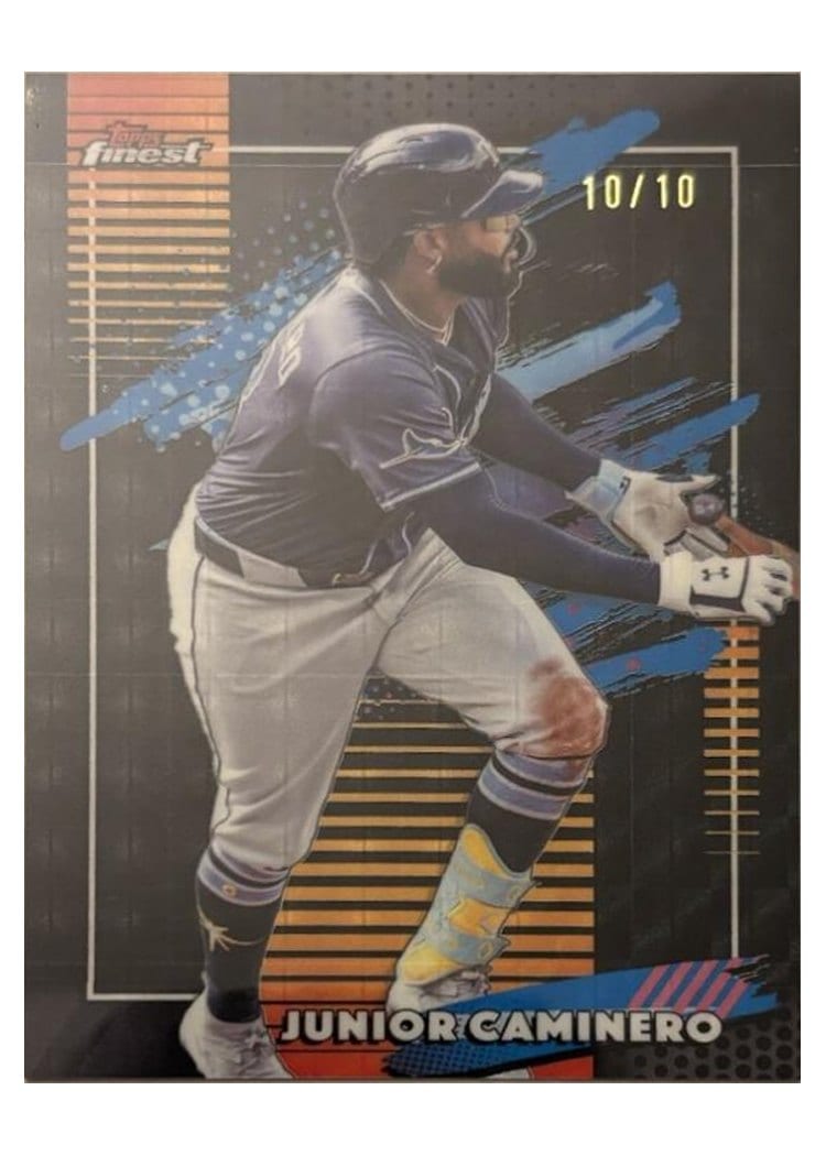 2026 Topps Finest Junior Caminero #190 card