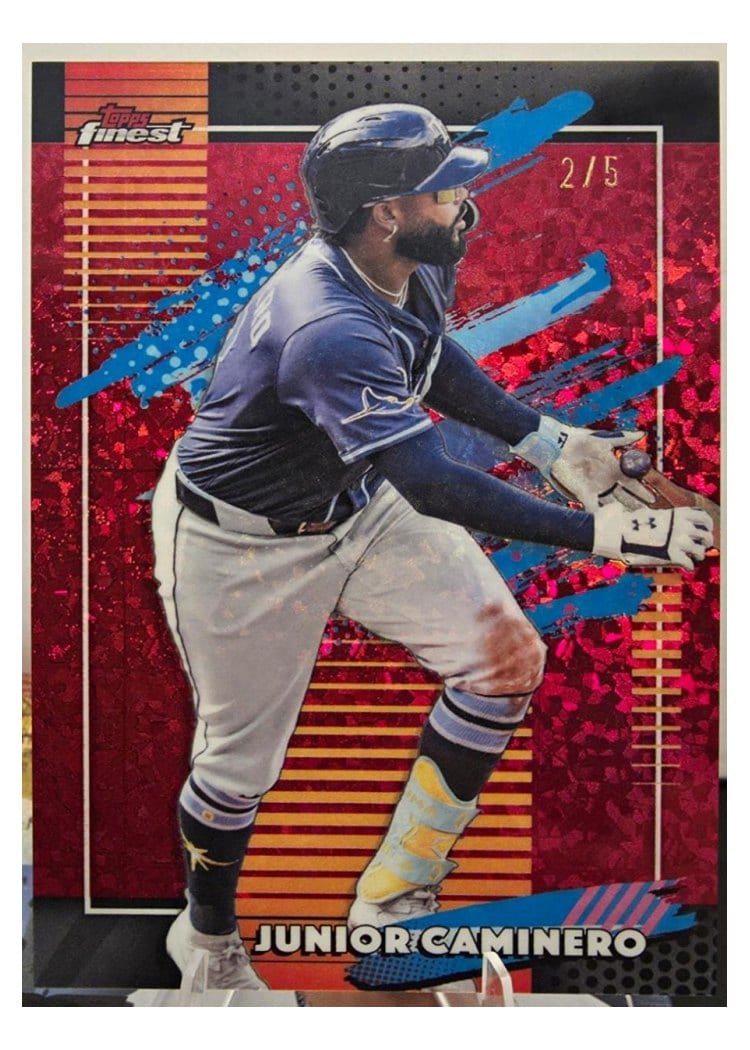 2026 Topps Finest Junior Caminero #190 card