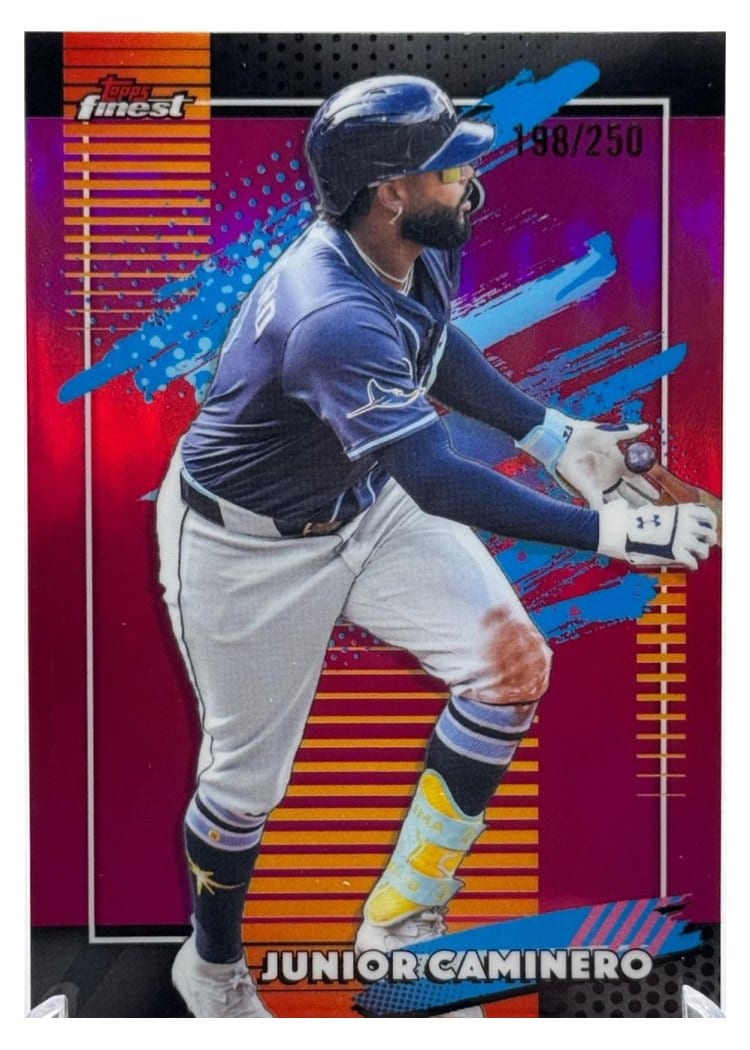 2026 Topps Finest Junior Caminero #190 card