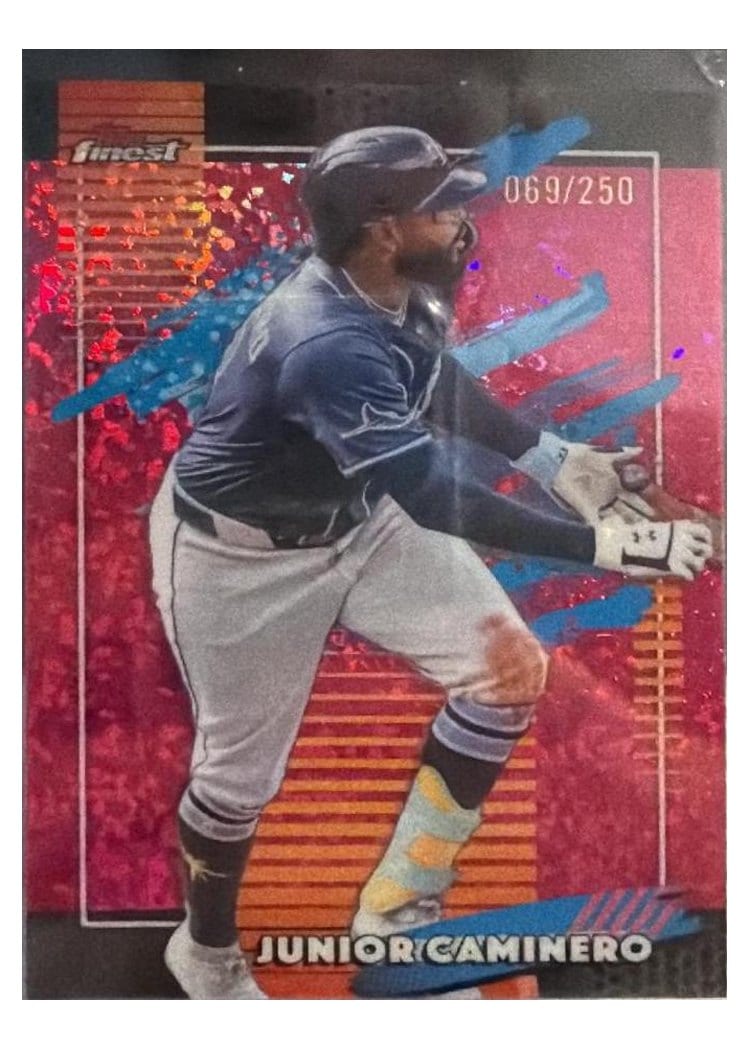 2026 Topps Finest Junior Caminero #190 card