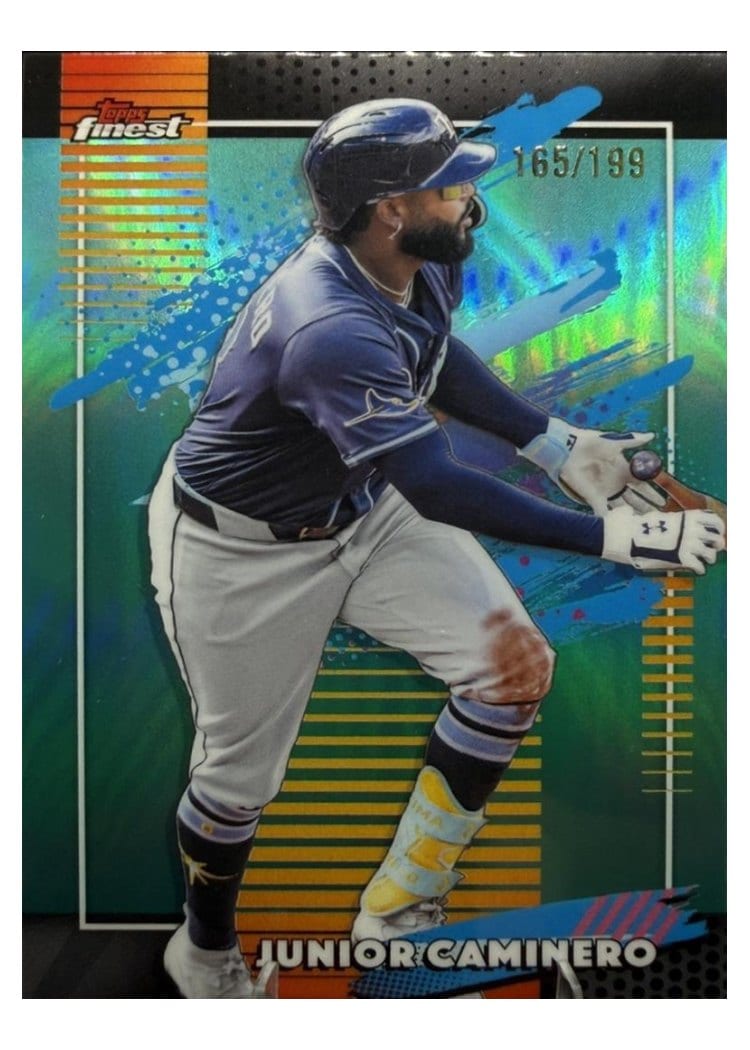 2026 Topps Finest Junior Caminero #190 card