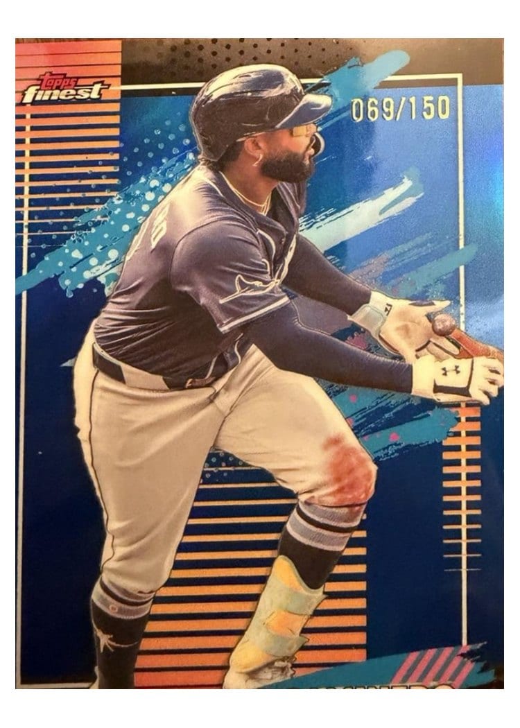 2026 Topps Finest Junior Caminero #190 card