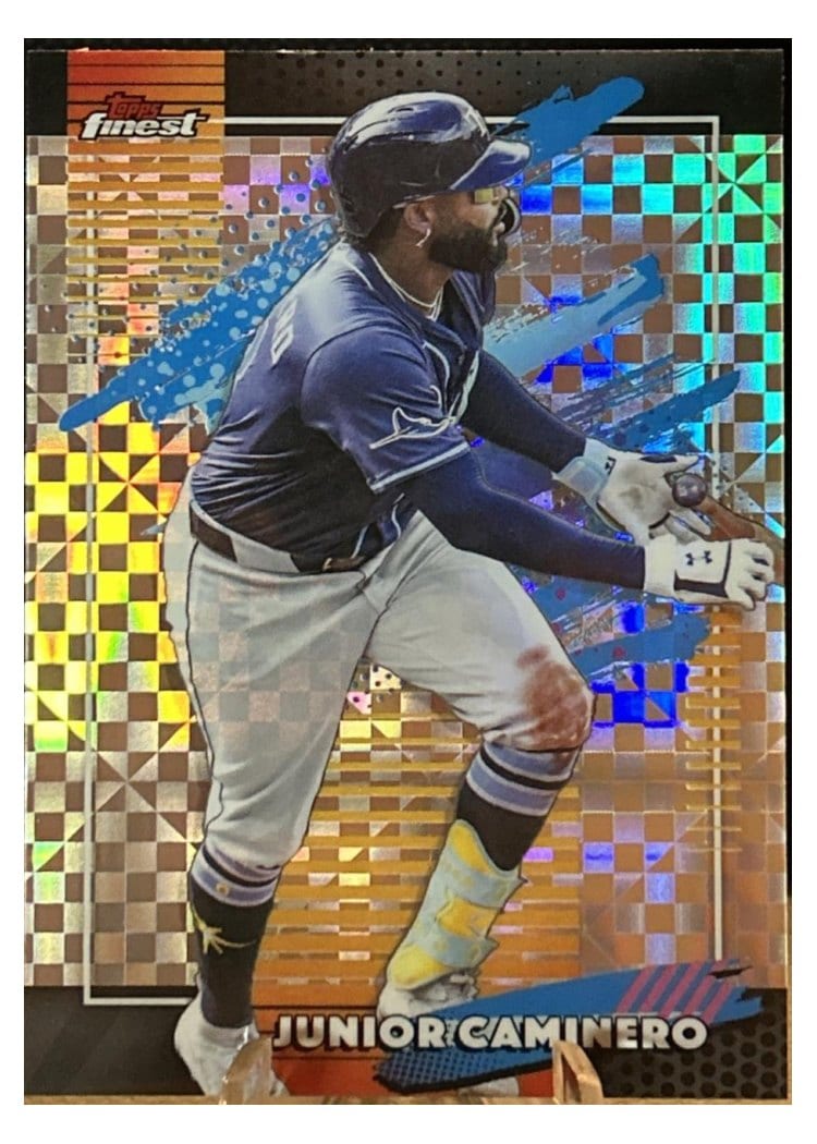 2026 Topps Finest Junior Caminero #190 card