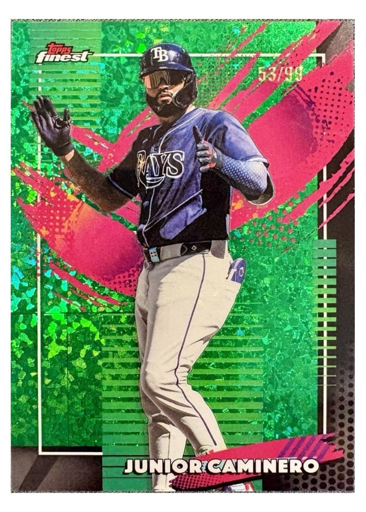 2026 Topps Finest Junior Caminero #279 card
