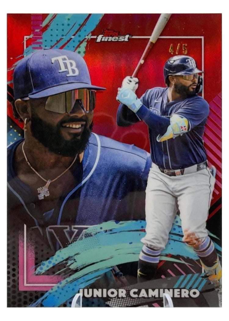 2026 Topps Finest Junior Caminero #329 card