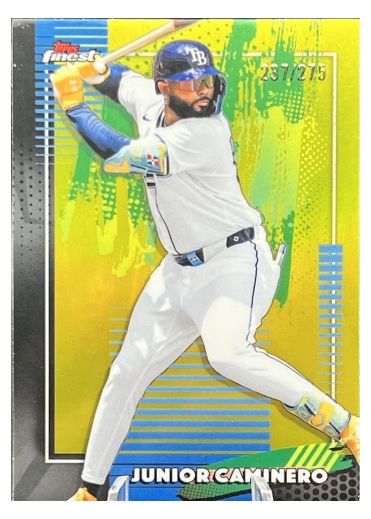 2026 Topps Finest Junior Caminero #47 card