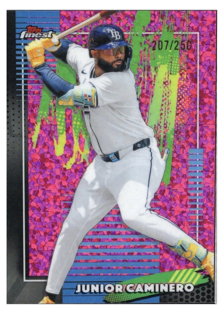 2026 Topps Finest Junior Caminero #47 card