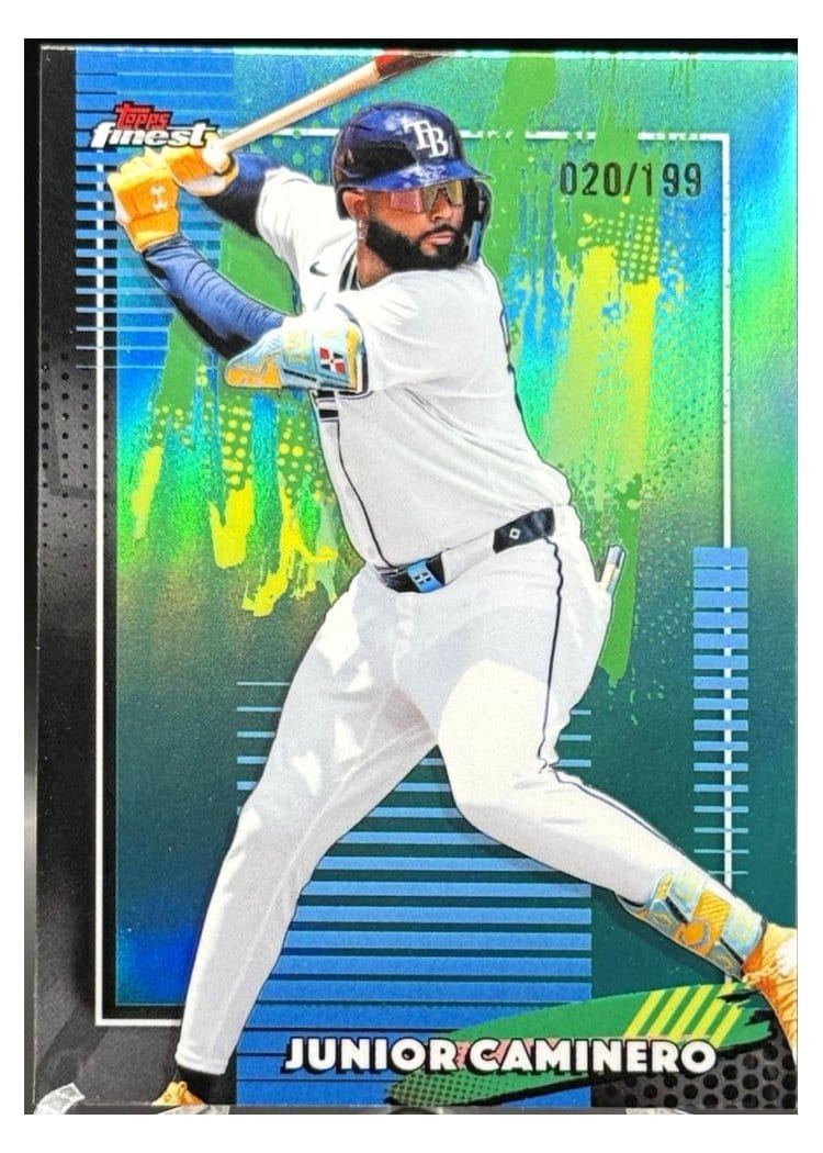 2026 Topps Finest Junior Caminero #47 card