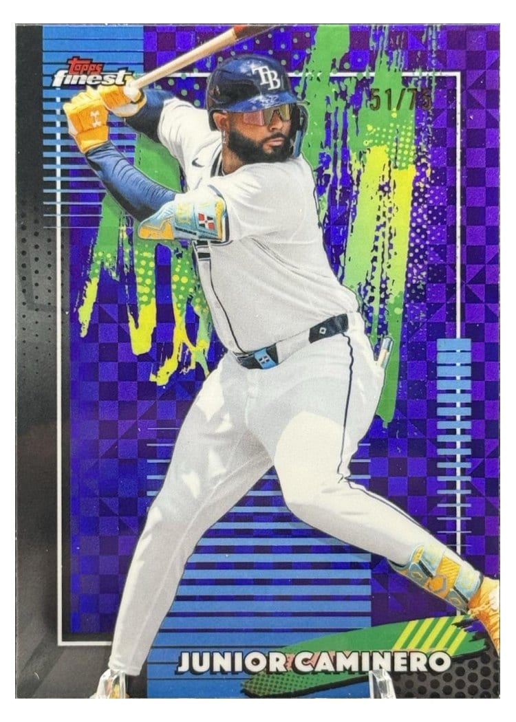 2026 Topps Finest Junior Caminero #47 card