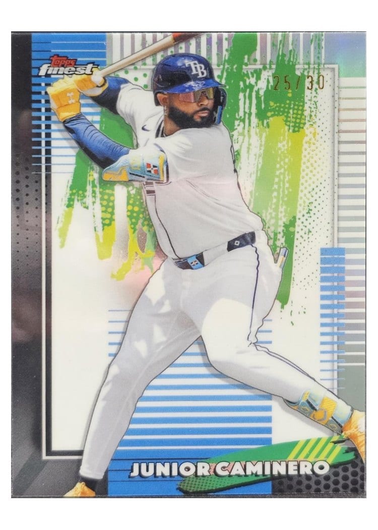 2026 Topps Finest Junior Caminero #47 card