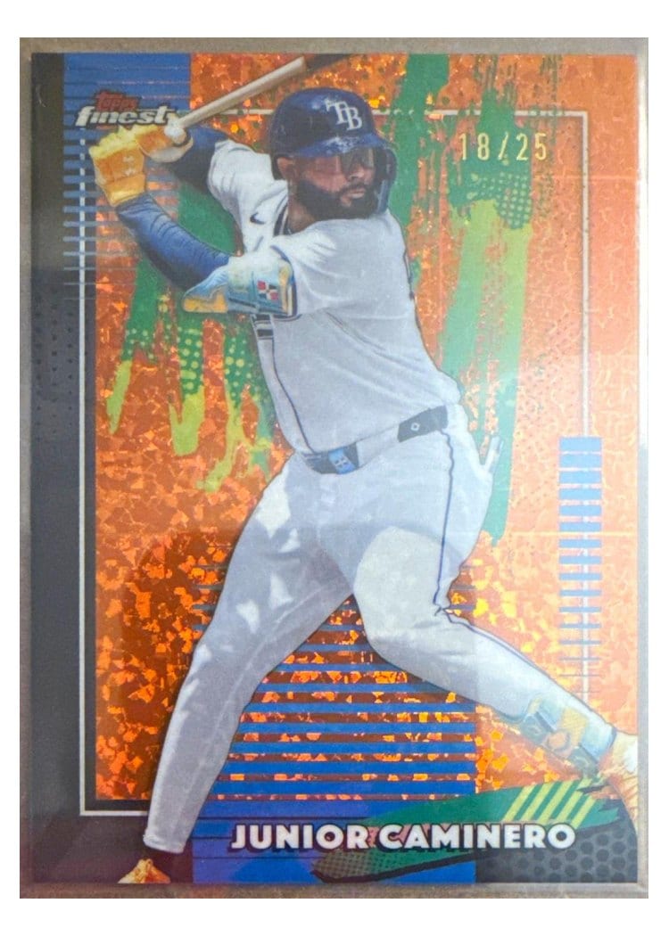 2026 Topps Finest Junior Caminero #47 card