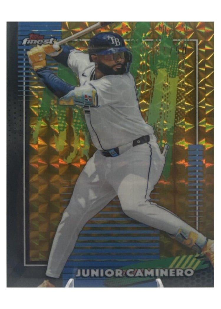 2026 Topps Finest Junior Caminero #47 card