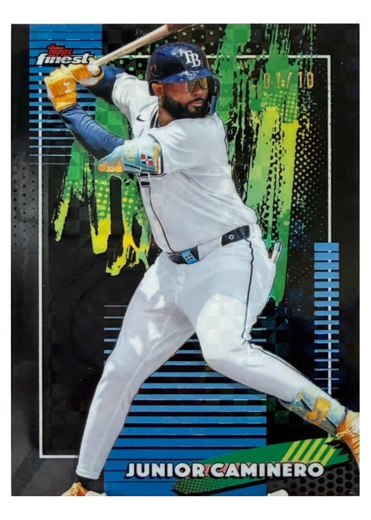 2026 Topps Finest Junior Caminero #47 card