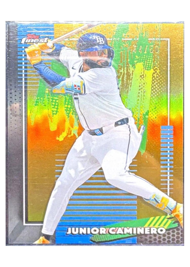 2026 Topps Finest Junior Caminero #47 card