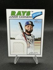 2026 Topps Heritage Real One Relics Junior Caminero #ROR-JC card