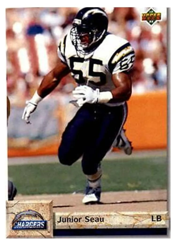 1992 Upper Deck Junior Seau #610 card