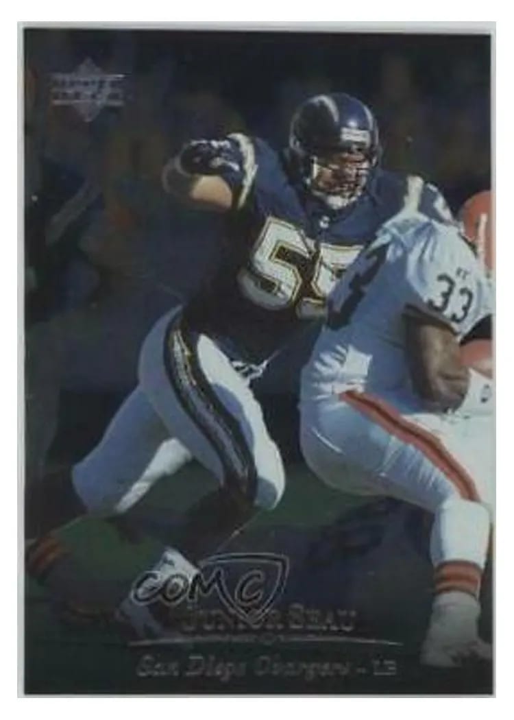 1996 Upper Deck Silver Junior Seau #86 card