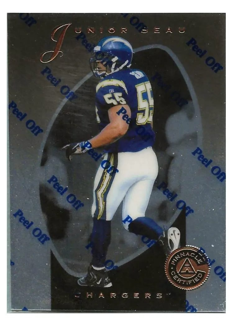 1997 Pinnacle Certified Junior Seau #26 card