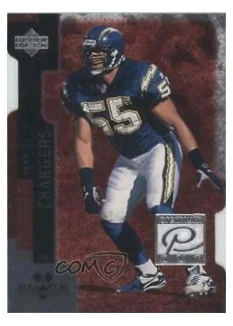 1998 Upper Deck Black Diamond Premium Cut Junior Seau #PC9 card