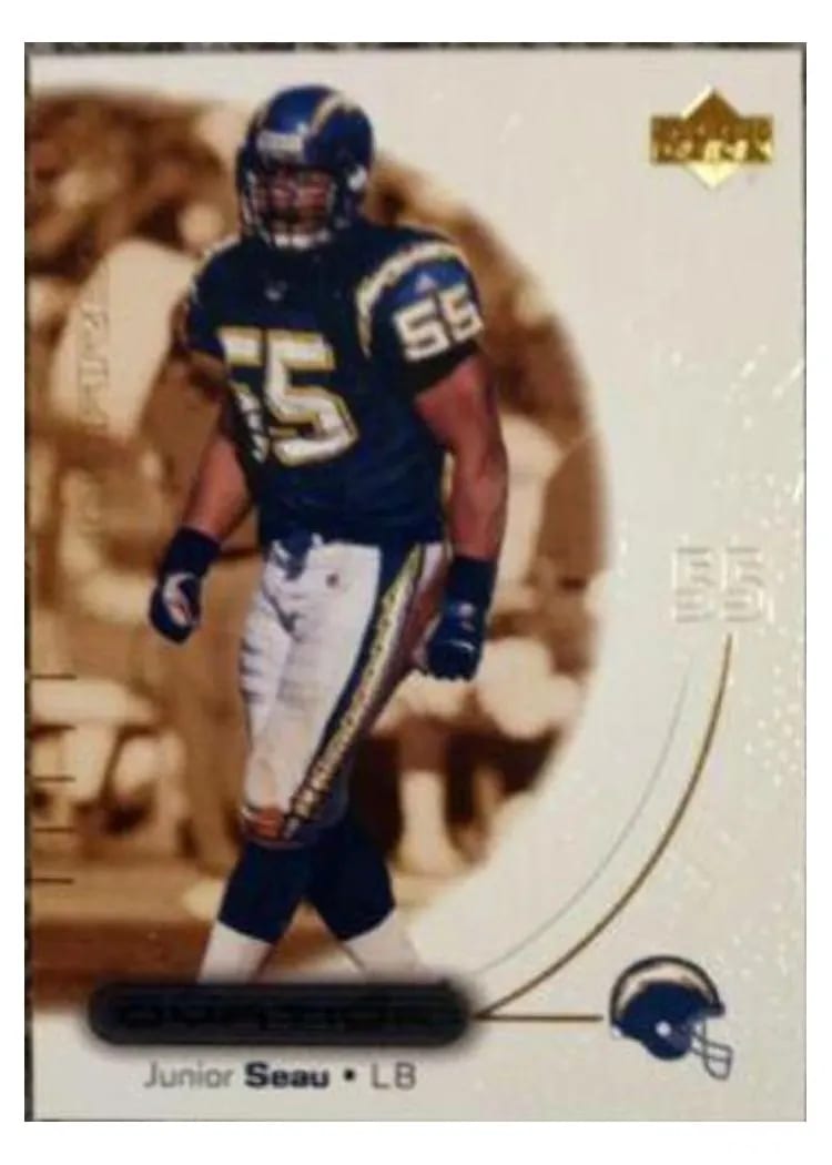 2000 Upper Deck Ovation Junior Seau #50 card