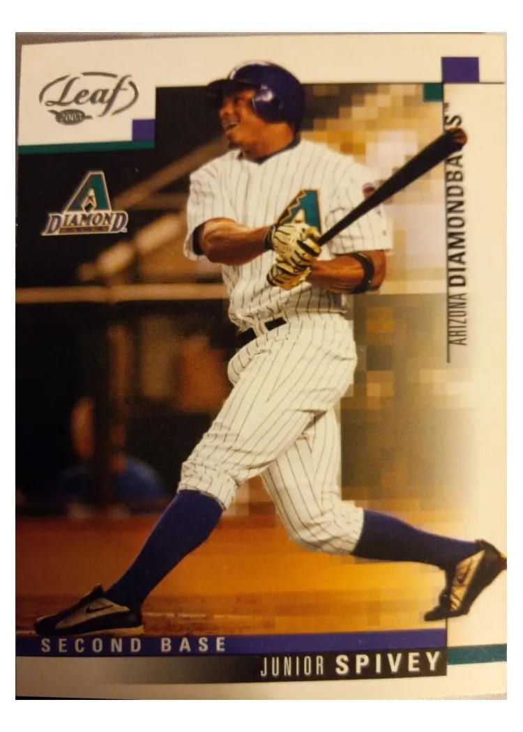 2003 Leaf Junior Spivey #125 card