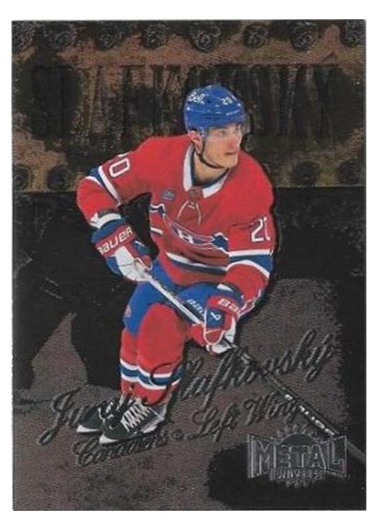 2022-23 SkyBox Metal Universe 1998-99 Retro Rookies Juraj Slafkovsky #R-1 card