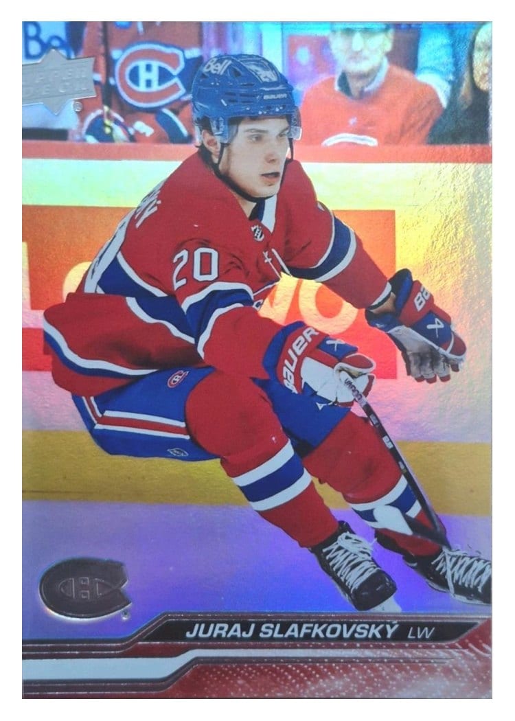 2023-24 Upper Deck Base Set Juraj Slafkovsky #99 card