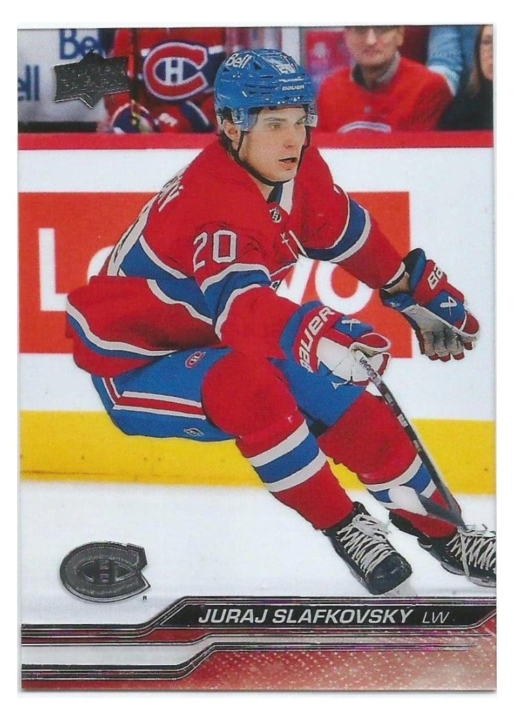 2023-24 Upper Deck Base Set Juraj Slafkovsky #99 card
