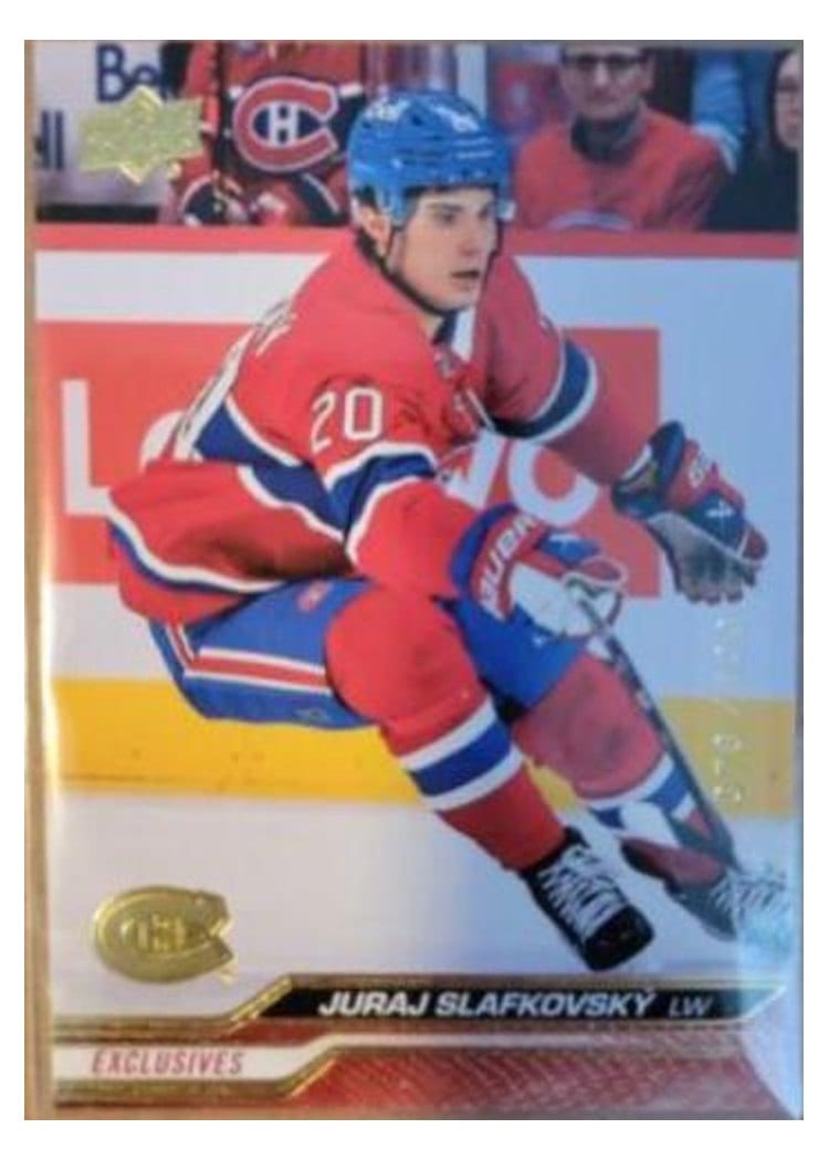 2023-24 Upper Deck Base Set Juraj Slafkovsky #99 card
