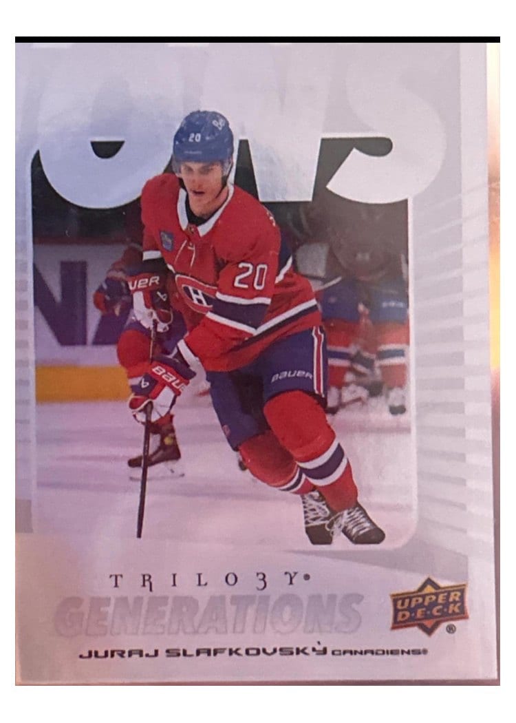 2023-24 Upper Deck Trilogy Generations Juraj Slafkovsky #TG-13C card