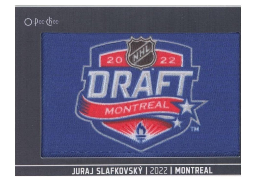 2024-25 O-Pee-Chee First Round Draft Patches Juraj Slafkovsky #DP-7
