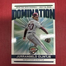 2024 Panini Prospect Edition Domination Jurrangelo Cijntje #2