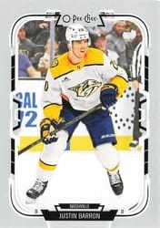 2025-26 O-Pee-Chee Base Set Justin Barron #93 card