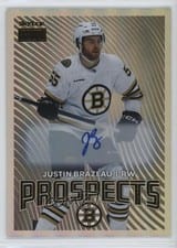 2024-25 Skybox Metal Universe Skybox Premium Prospects Auto Justin Brazeau #PP-40 card