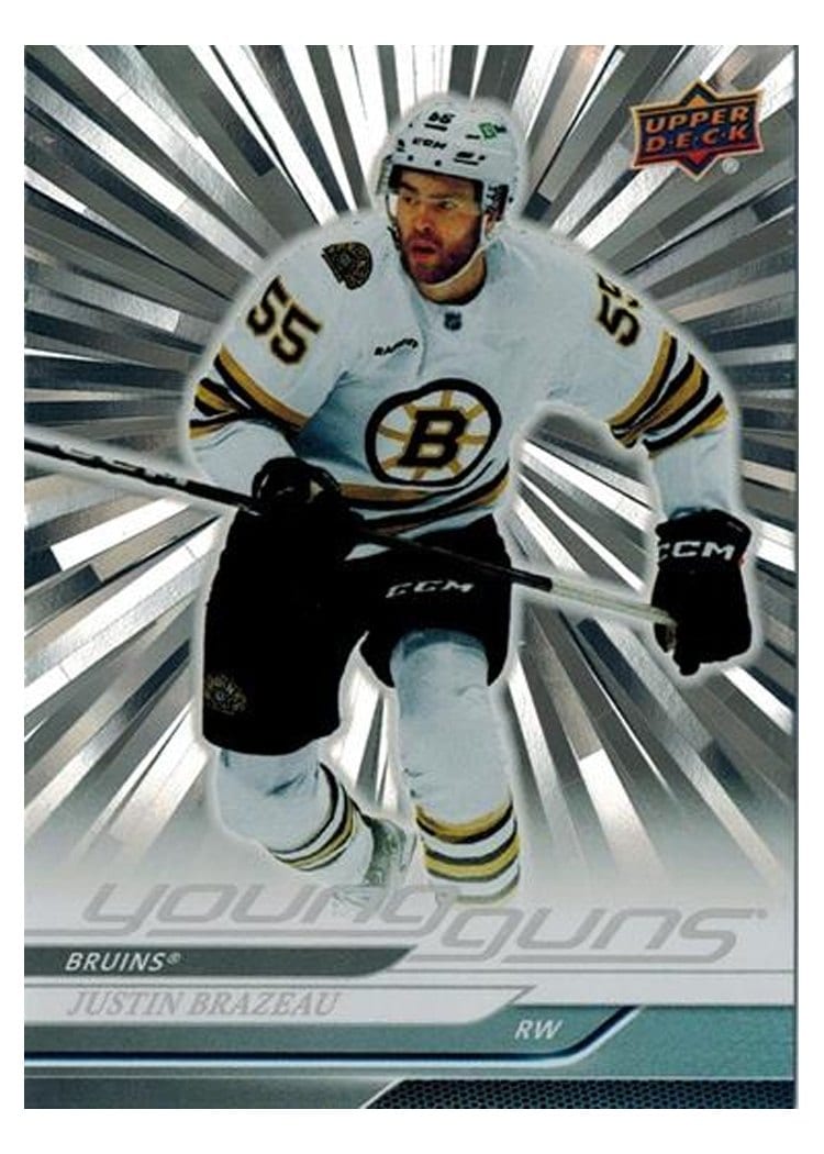 2024-25 Upper Deck Base Set Justin Brazeau #222 card