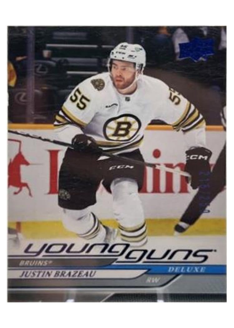 2024-25 Upper Deck Base Set Justin Brazeau #222 card