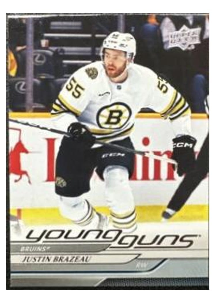 2024-25 Upper Deck Base Set Justin Brazeau #222 card