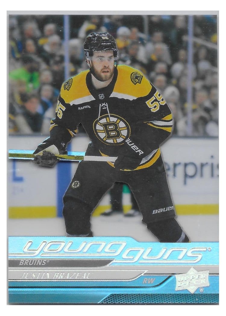 2024-25 Upper Deck Base Set Justin Brazeau #222 card
