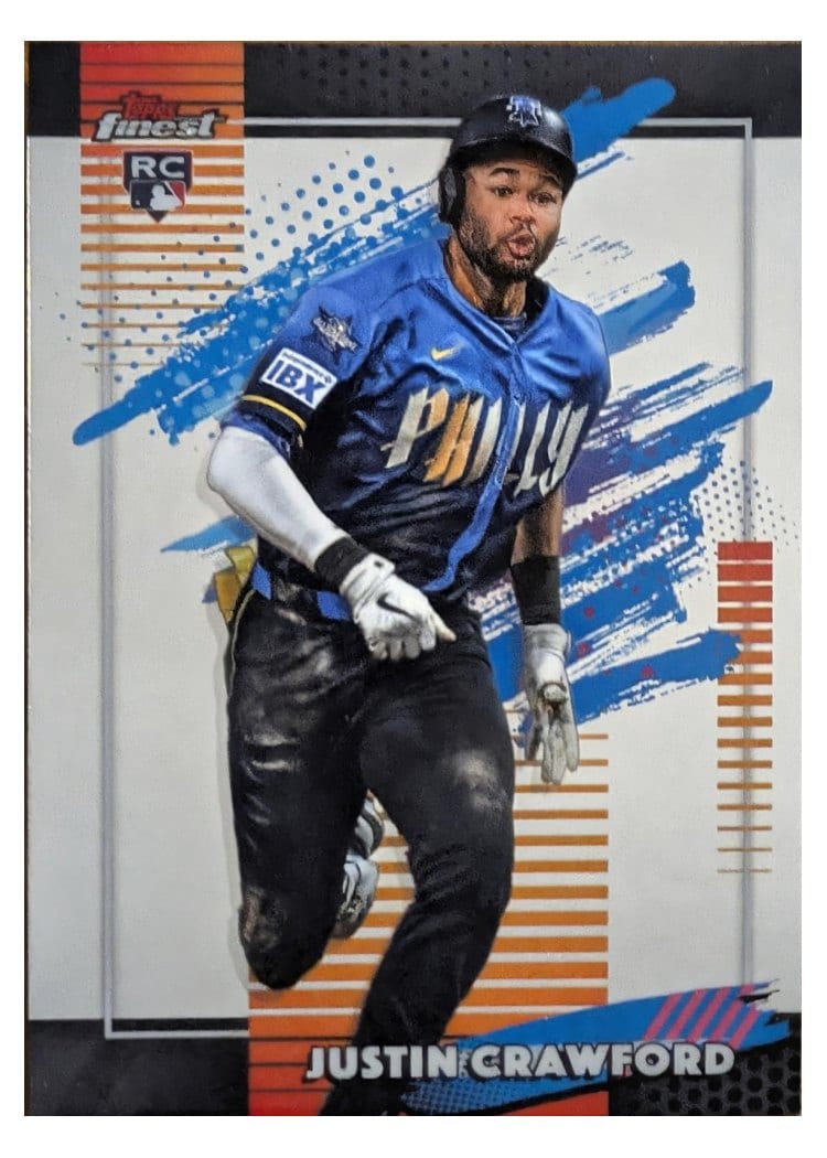 2026 Topps Finest Justin Crawford #123 card