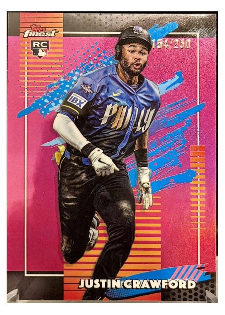 2026 Topps Finest Justin Crawford #123 card