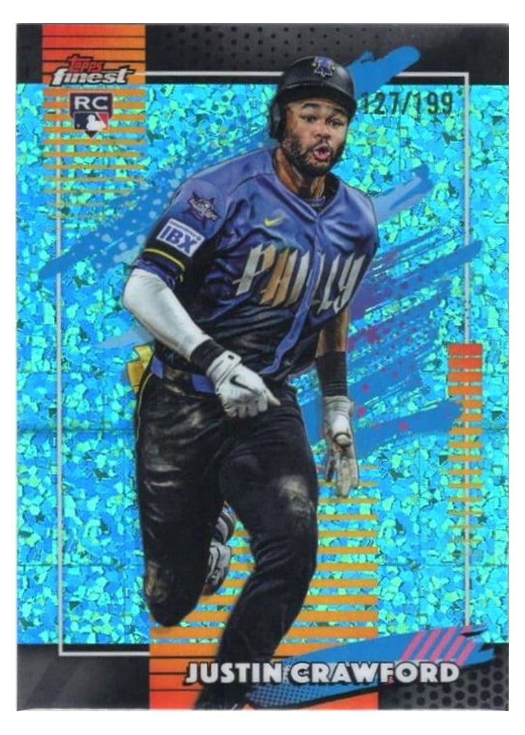 2026 Topps Finest Justin Crawford #123 card