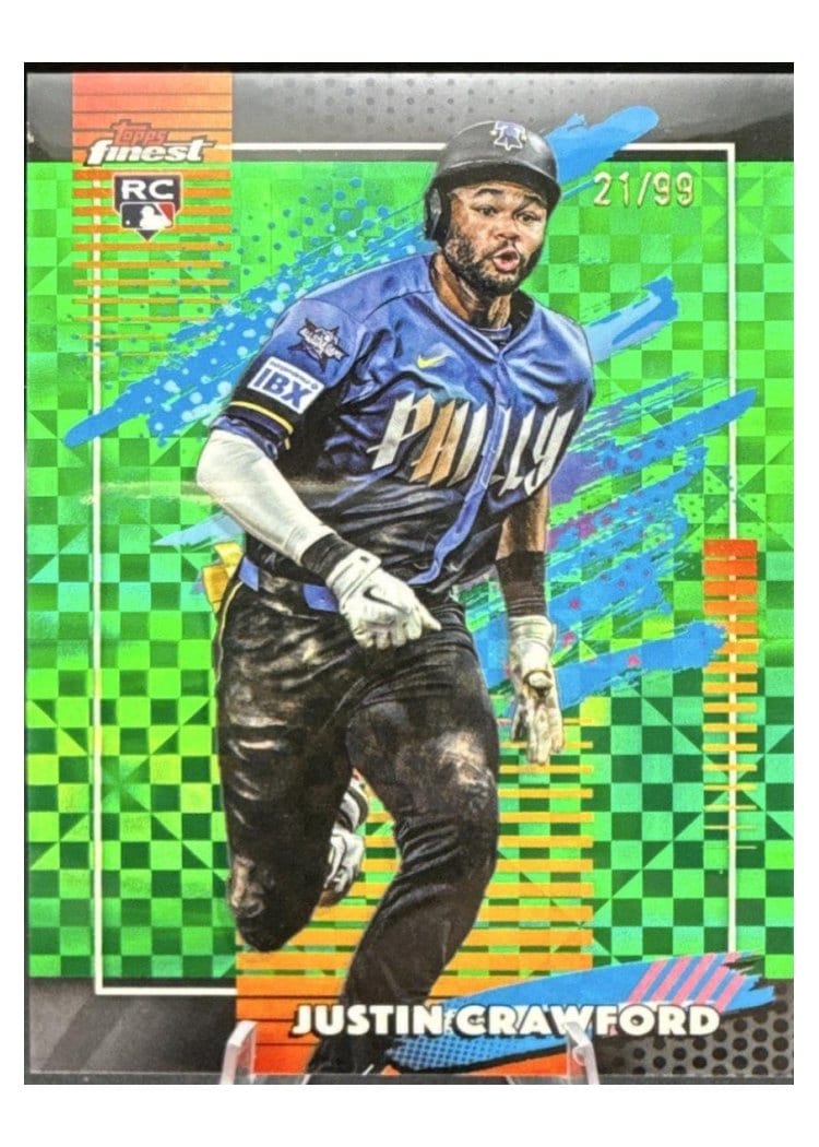 2026 Topps Finest Justin Crawford #123 card