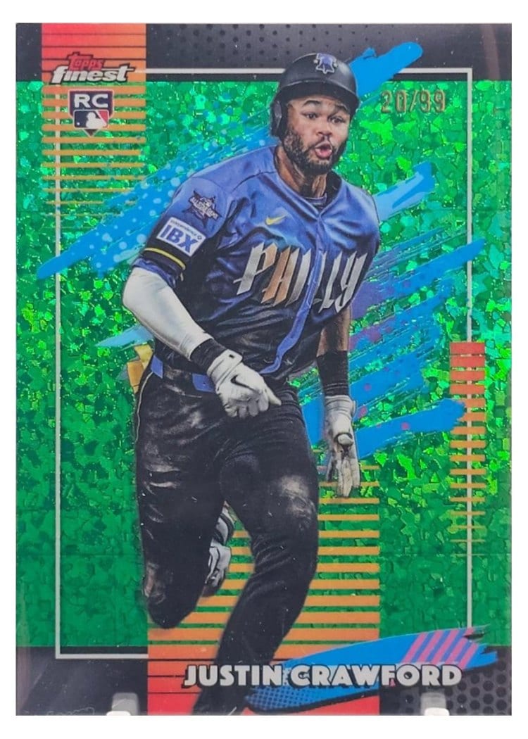 2026 Topps Finest Justin Crawford #123 card