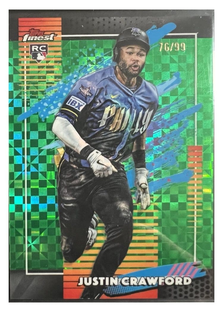 2026 Topps Finest Justin Crawford #123 card